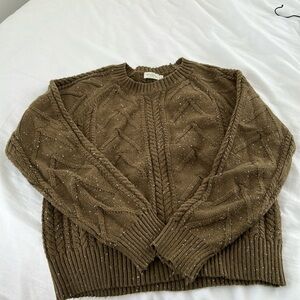 Spartina olive green pull over. Small